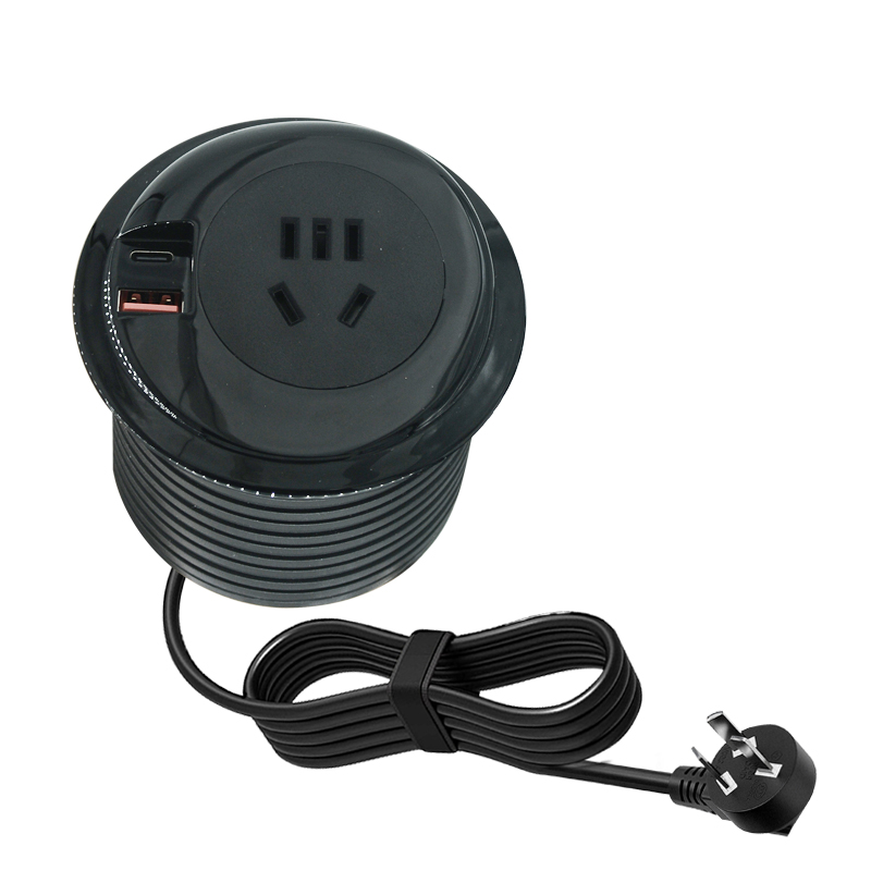 Built-in Desktop Round Socket